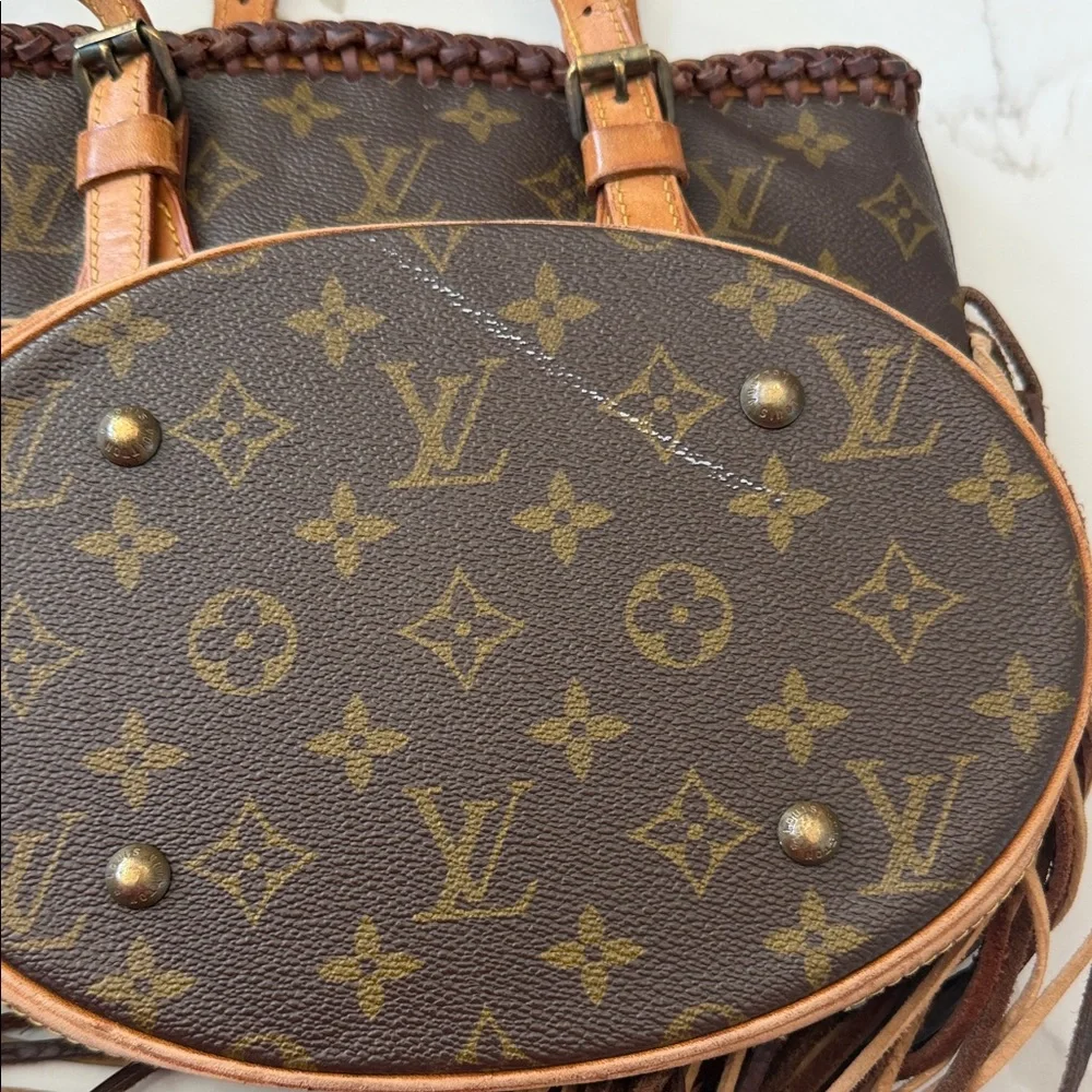 Louis Vuitton Brown Fringe Shoulder Bag - Picture 3 of 10